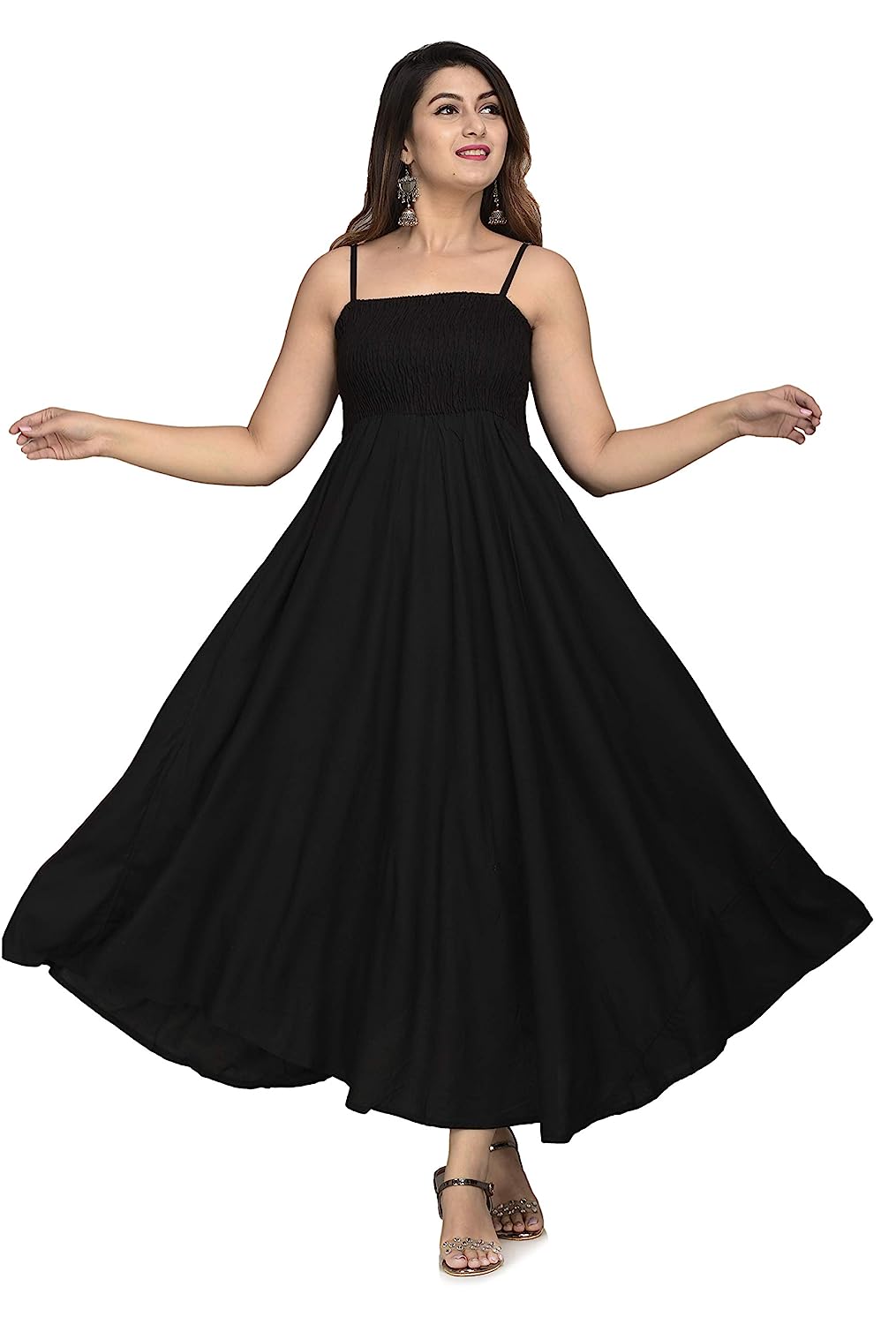 Lowest Price | Black Plain Gown and Black Plain Designer Gown Online  Shopping